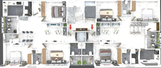 Floor Plan of Shree Enclave in Kalinga Nagar, Bhubaneswar - Image 259151