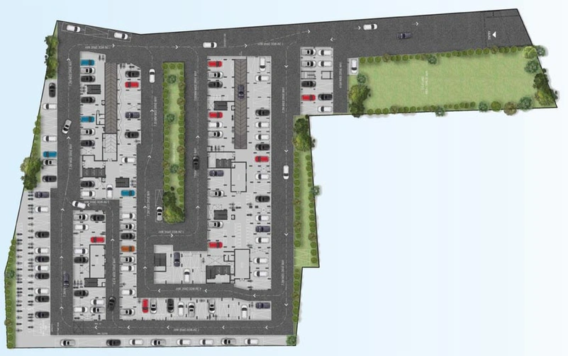 Master Plan of Ruby Courtyard in Vandalur, Chennai - Image 124444