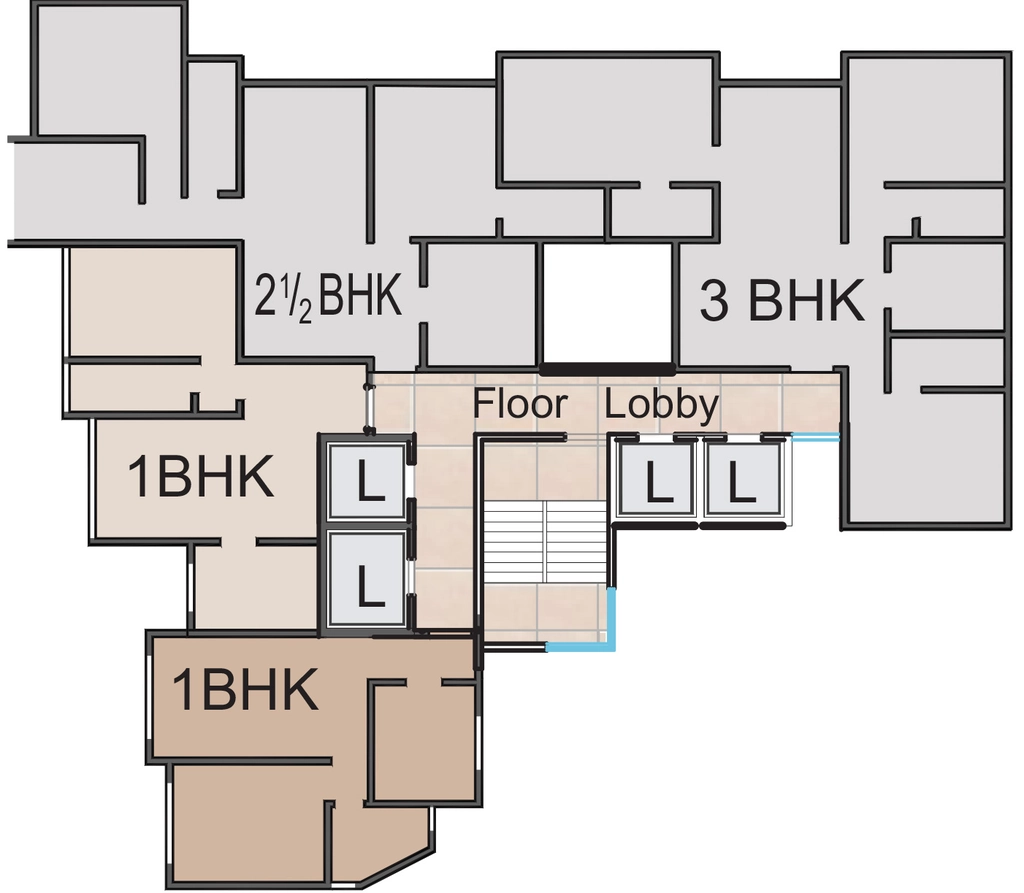 Floor Plan of Sugee Sadan in Dadar West, Mumbai - Image 336800