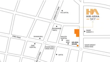 Location of Raj Hir Asha Sky - Image 124487