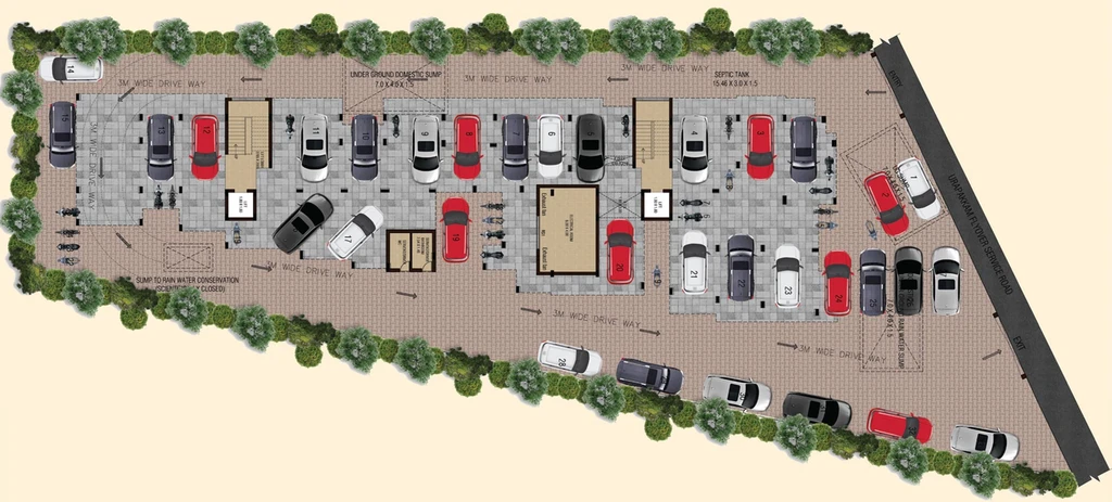 Master Plan of Ruby Orchid Residence in Urapakkam, Chennai - Image 124478