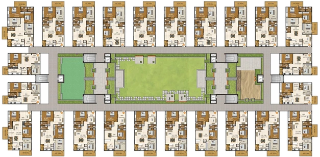 Floor Plan of Sai Sukha Vistas in Habsiguda, Hyderabad - Image 126075