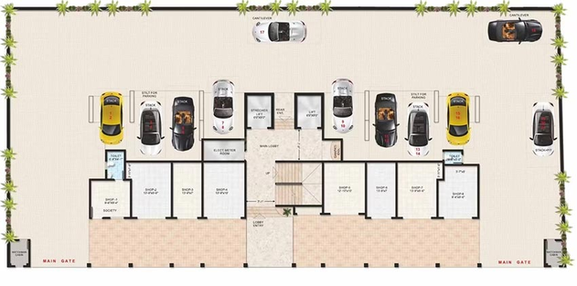 Master Plan of Adityaraj Purnima Pride in Vikhroli East, Mumbai - Image 254026