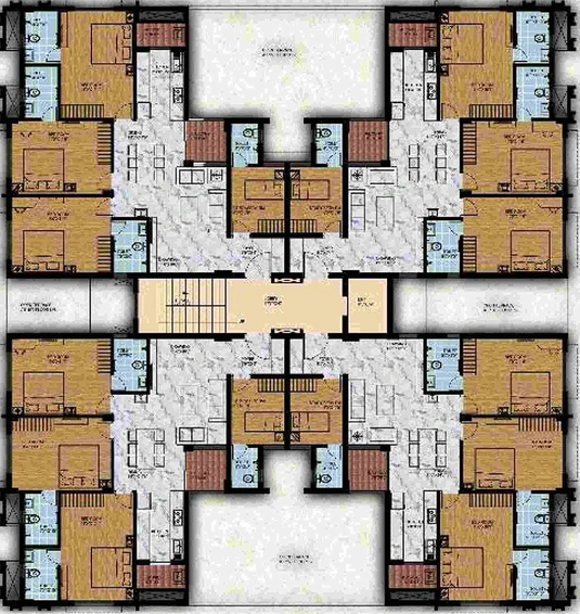 Floor Plan of TM Anantalaya in BJB Nagar, Bhubaneswar - Image 256136