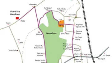 Location of Trishakti Chandaka Meadows - Image 261152