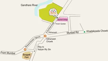 Location of Harasiddh Rutu Riverside Estate - Image 232226