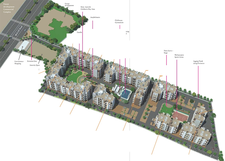 Master Plan of Bhandari Swaraj in Moshi, Pune - Image 350901