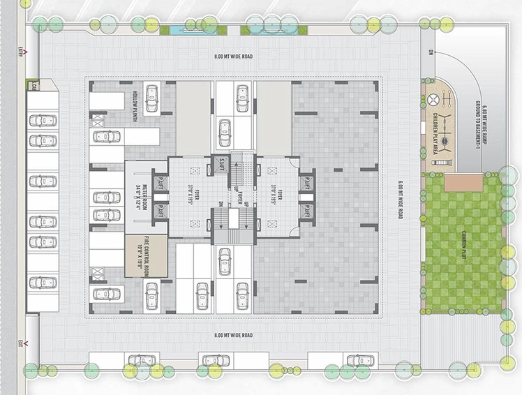Master Plan of Binori Aristella in Thaltej, Ahmedabad - Image 225759