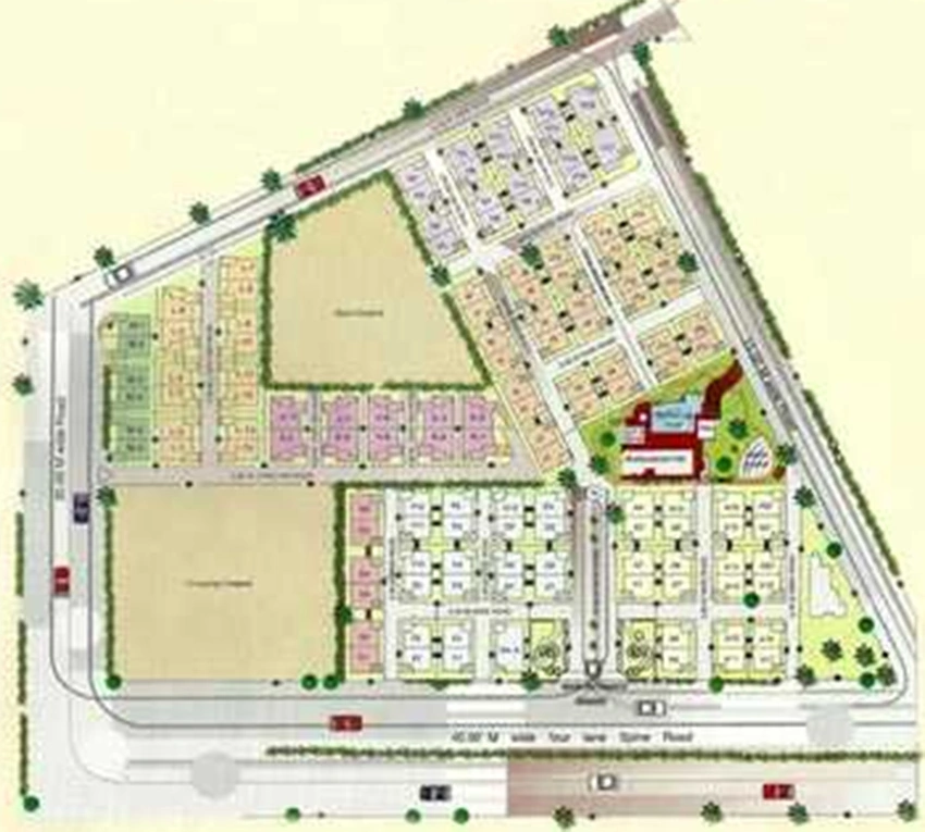 Master Plan of Pharande Culture Crest in Pradhikaran, Pune - Image 351420
