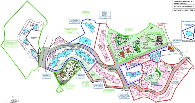 Master Plan of Raheja Exotica Verona in Malad West, Mumbai - Image 300659