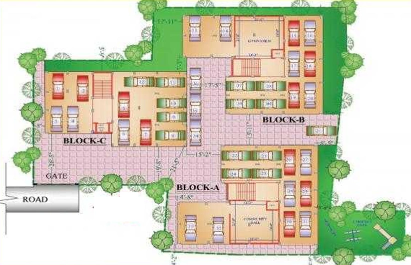 Master Plan of Ambey Residency in Chinar Park, Kolkata - Image 233245