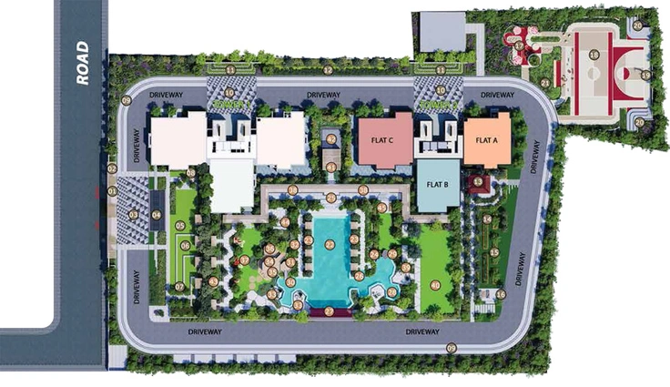 Master Plan of Merlin Niyasa in EM Bypass, Kolkata - Image 233358