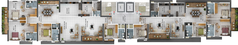 Floor Plan of ABAD Magnificent in Poonithura, Kochi - Image 231763