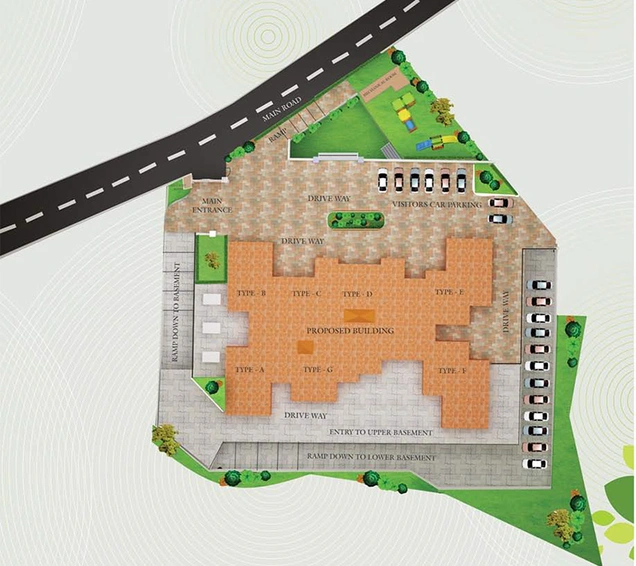 Master Plan of ABAD Ebony Estate in Kakkanad, Kochi - Image 245683