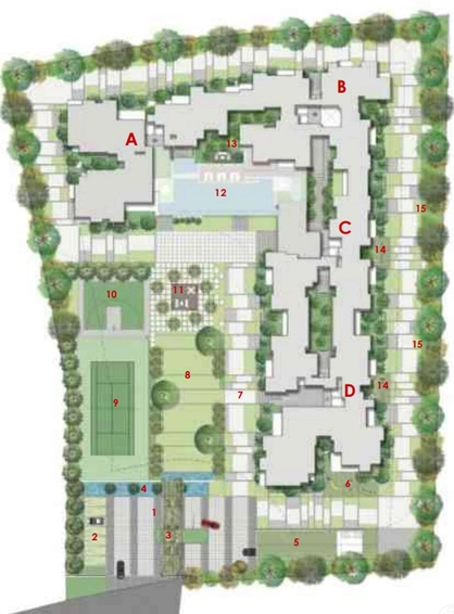 Master Plan of DNR Reflection in Bellandur, Bangalore - Image 124567