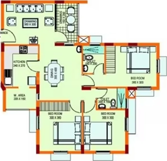 3 BHK Flat in ABAD Oriental Gardens in Kaloor, Kochi - Image 843161