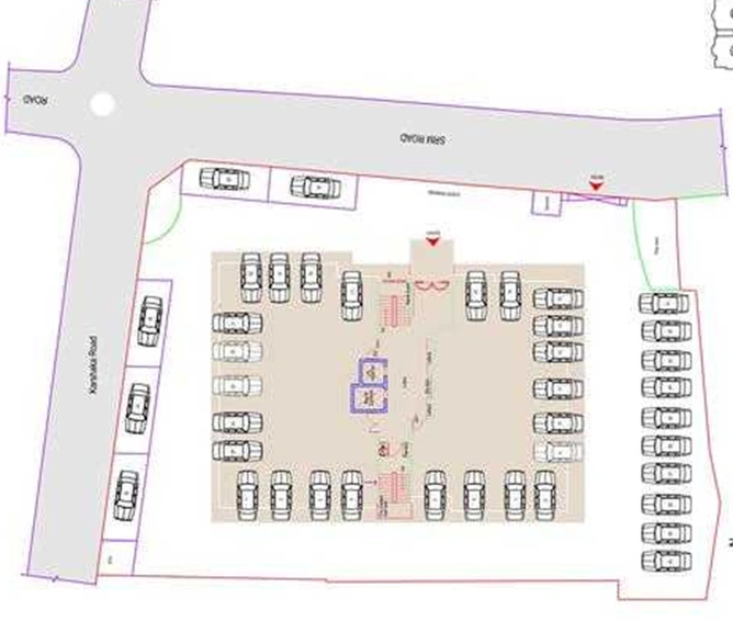 Master Plan of ABAD North Star in Kaloor, Kochi - Image 246067