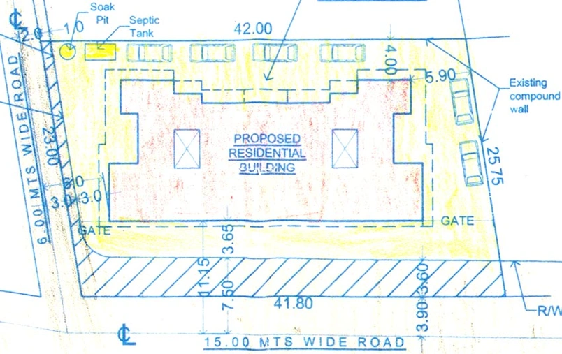 Master Plan of MSK Bhagat Residency in Corlim, Goa - Image 237120