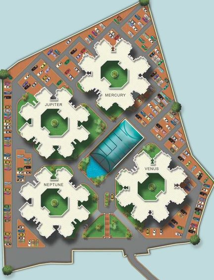 Master Plan of Trinity Mercury in Kakkanad, Kochi - Image 263699