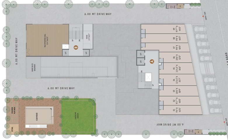 Master Plan of Harvi Helenium in South Bopal, Ahmedabad - Image 126254