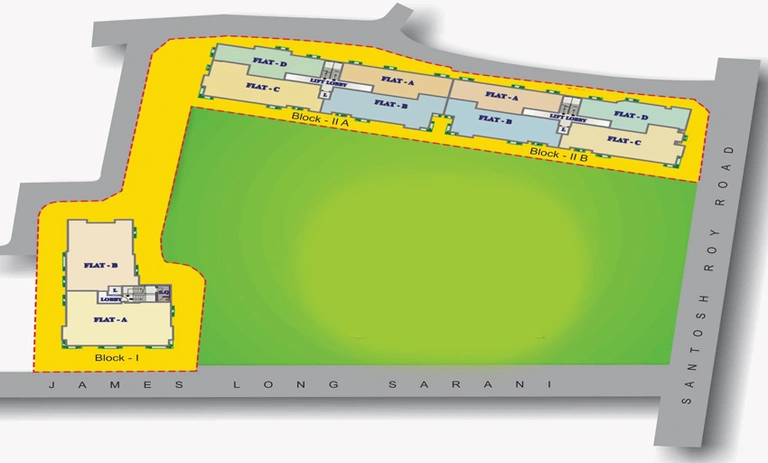 Master Plan of Orbit Abhinash in Behala, Kolkata - Image 233363