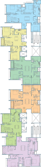 Floor Plan of SKAV Aastha in Yeshwanthpur, Bangalore - Image 124625