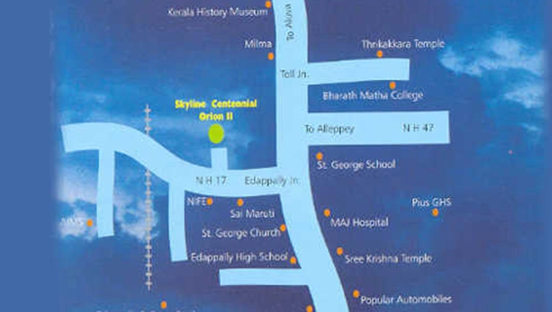 Location of Skyline Orion 2 in Edappally, Kochi - Image 245840