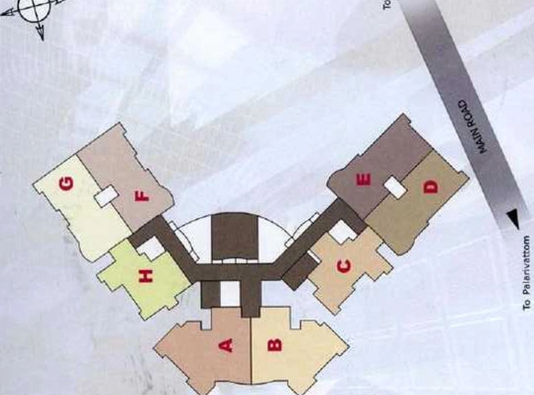 Master Plan of Skyline Melrose in Edappally, Kochi - Image 245828