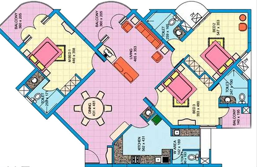 3 BHK Flat in Skyline Homestead in Thevara, Kochi - Image 842999