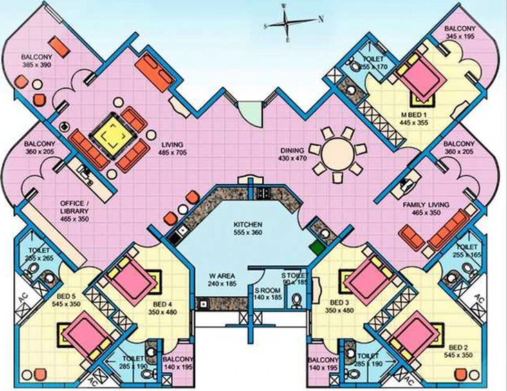 5 BHK Flat in Skyline Homestead in Thevara, Kochi - Image 843001