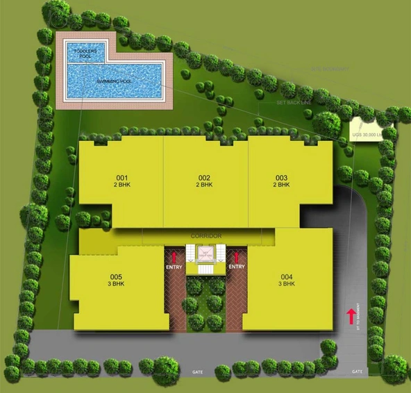 Master Plan of Gopalan Admirality Royal in Indiranagar, Bangalore - Image 124697