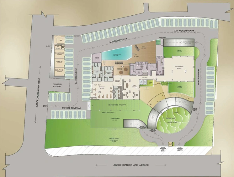 Master Plan of Sureka South City Galaxy in Elgin, Kolkata - Image 234221