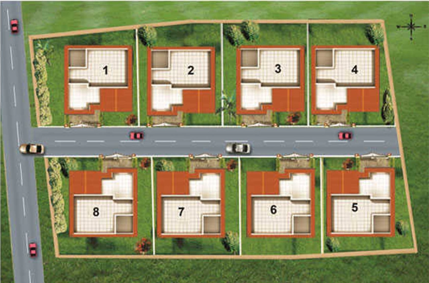 Master Plan of Sophia Emerald in Kakkanad, Kochi - Image 274028