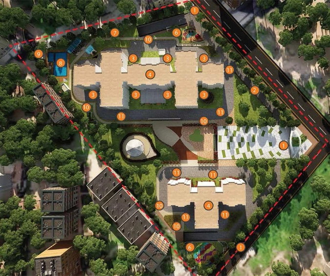 Master Plan of Gopalan Aqua in Whitefield, Bangalore - Image 124709
