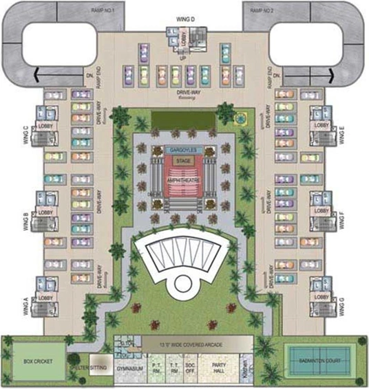 Master Plan of Mahaavir Heritage in Kharghar, Navi Mumbai - Image 248678