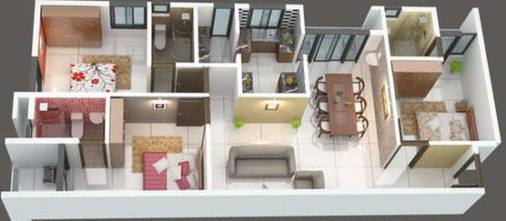 3 BHK Flat in Era Tranquil in Thrippunithura, Kochi - Image 856532