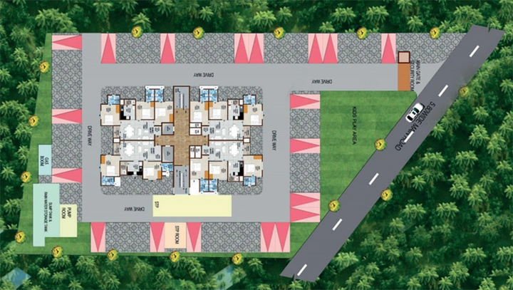 Master Plan of Confident Pinnacle in Kakkanad, Kochi - Image 273123