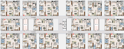 Floor Plan of Bhuvanas Urban Greens in Kompally, Hyderabad - Image 126103