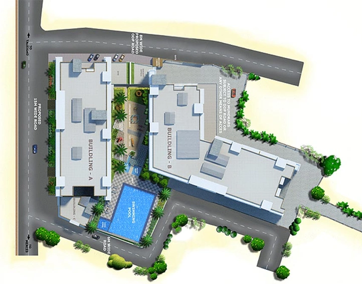 Master Plan of Risara Luxury in Taleigao, Goa - Image 240346
