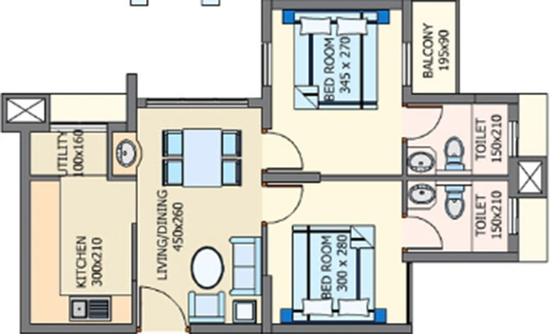 2 BHK Flat in DD Global Village in Aluva, Kochi - Image 852904