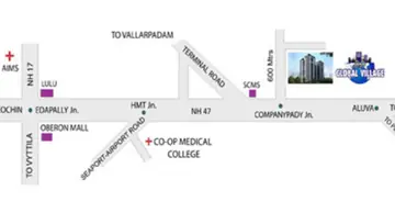 Location of DD Global Village - Image 273155