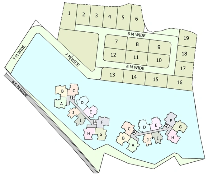 Master Plan of DD Misty Valley Villas in Kakkanad, Kochi - Image 273160