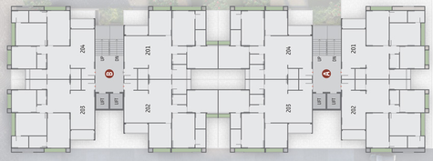 Floor Plan of Rajshree Regalia in Jagatpur, Ahmedabad - Image 126281