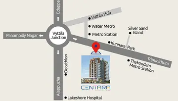 Location of Arya Bhangy Centara - Image 277194