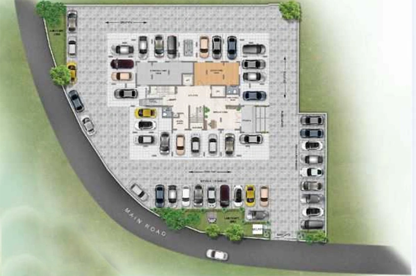 Master Plan of Arya Pine Tree in Kadavanthra, Kochi - Image 277204