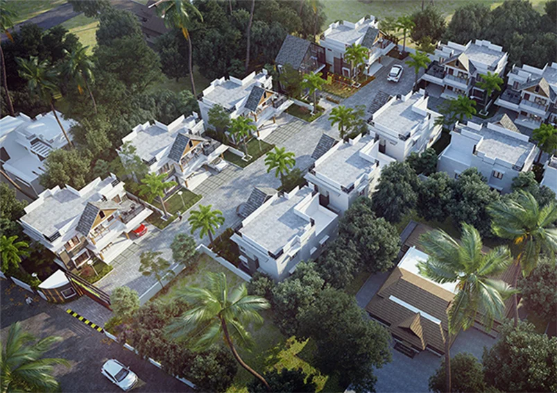 Master Plan of Greentech Rainwoods Villa in Kakkanad, Kochi - Image 274173