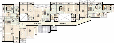 Floor Plan of Neelkanth Green in Kamothe, Navi Mumbai - Image 251951