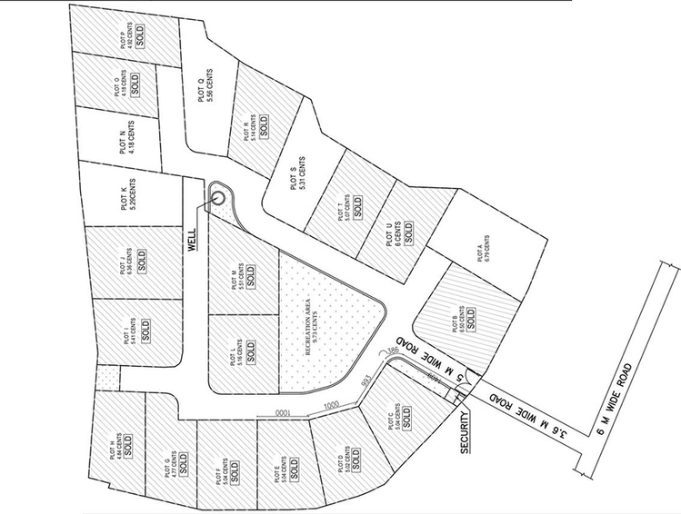 Master Plan of Indus Village Garden Phase 2 in Mulanthuruthy, Kochi - Image 277280