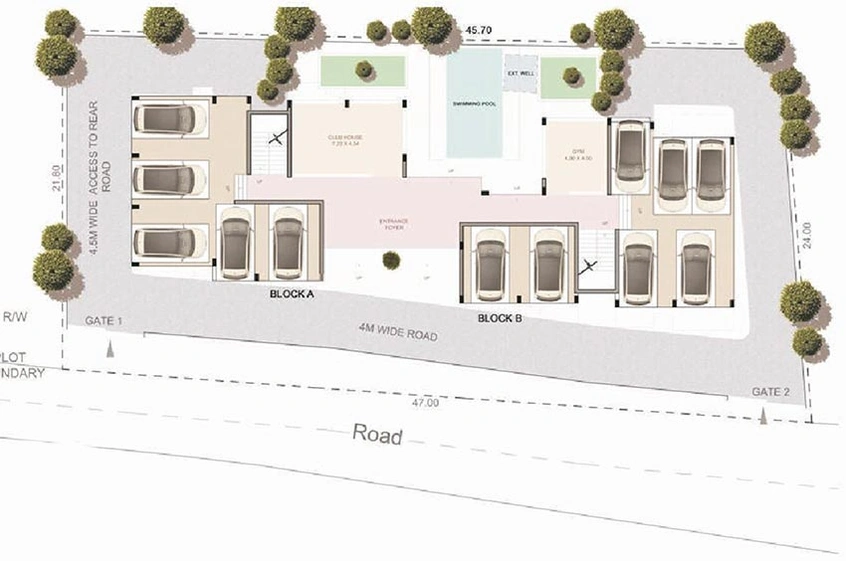 Master Plan of Sabh Celestial Casa in Anjuna, Goa - Image 240413