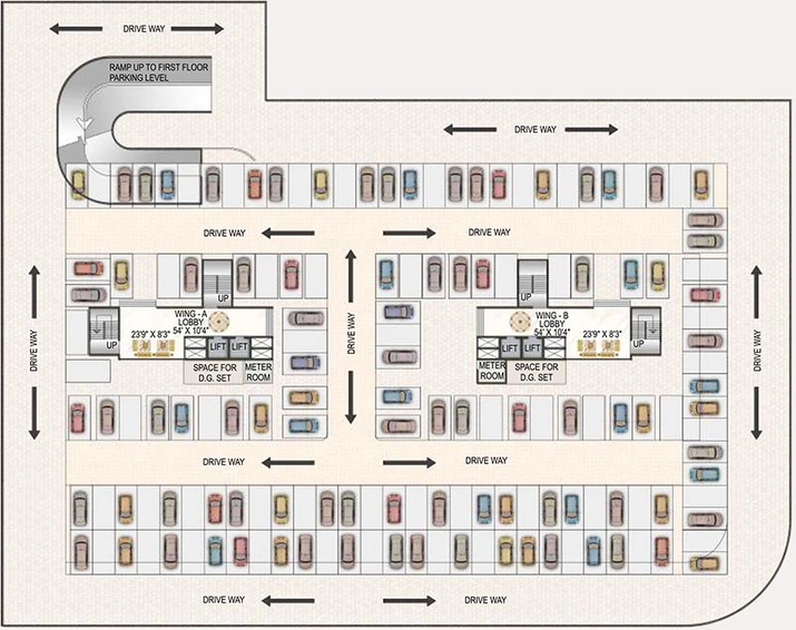 Master Plan of Paradise Sai Riverdale in Taloja, Navi Mumbai - Image 252933